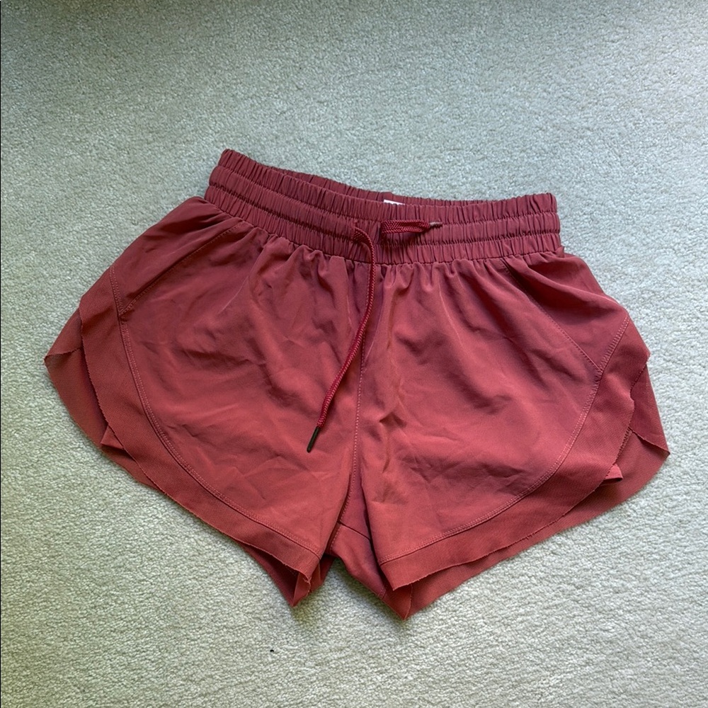 HALARA Red Athletic Shorts Lightweight Quick-Dry